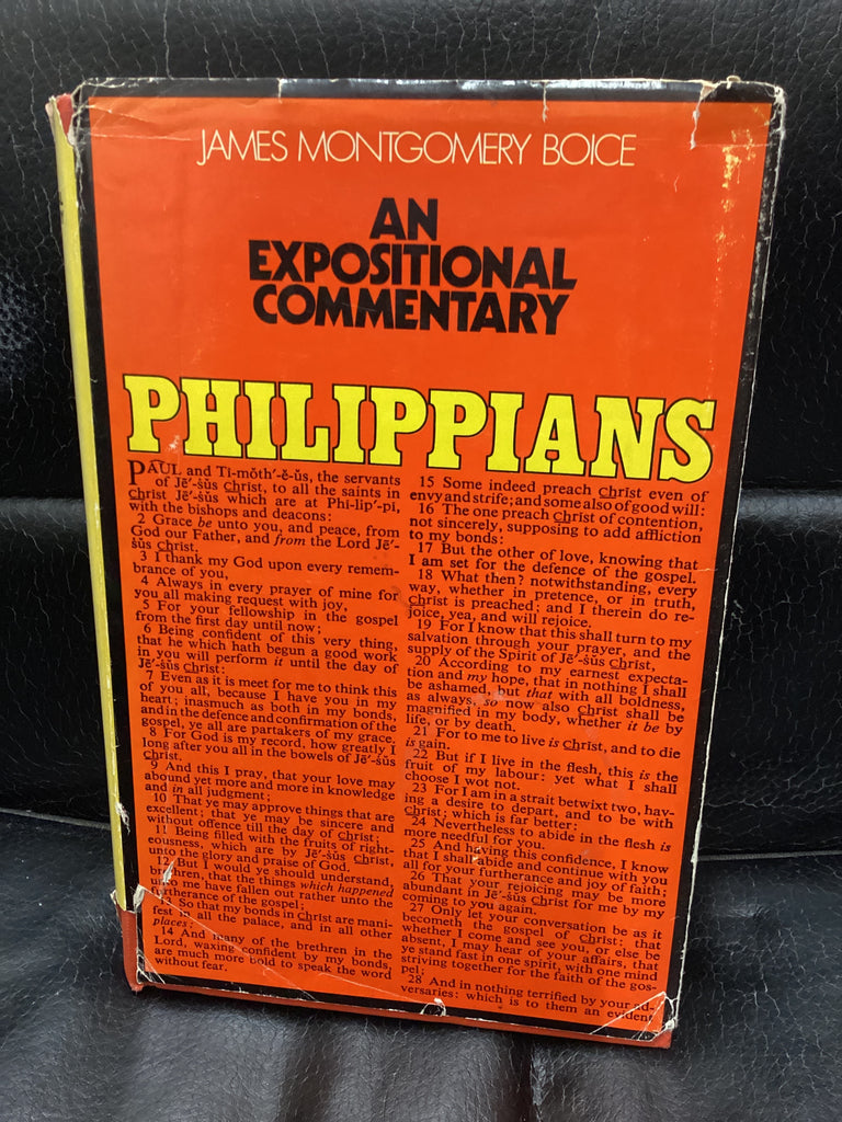 Philippians; An Expositional Commentary (Used Copy)