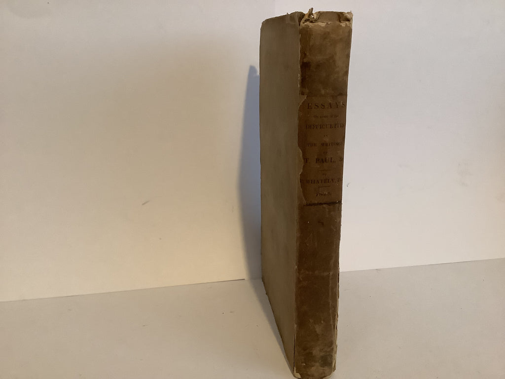 Essays on some of the Difficulties in the Writings of T. Paul (John Gowan Collection)