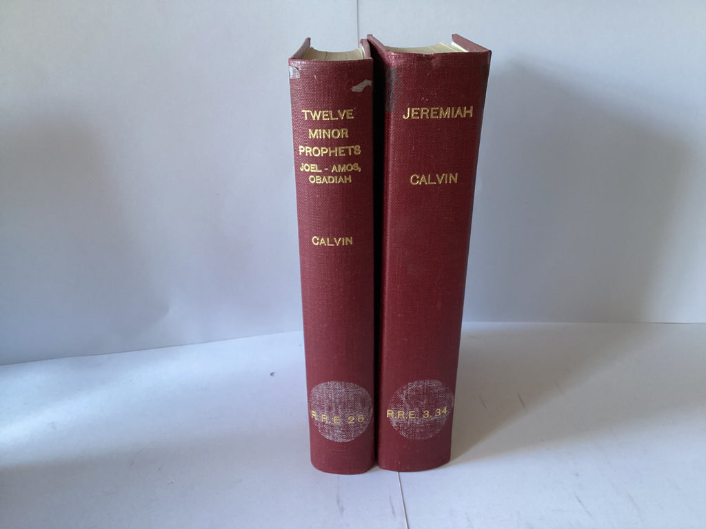 John Calvin Commentaries Volumes 2 (Joel, Amos, Obadiah) & 4 (Jeremiah and Lamentations) (John Gowan Collection)