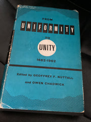 From Uniformity to Unity 1662-1962 (Used Copy)