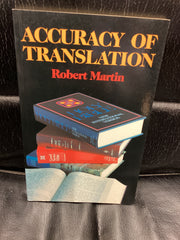 Accuracy of Translation (Used Copy)