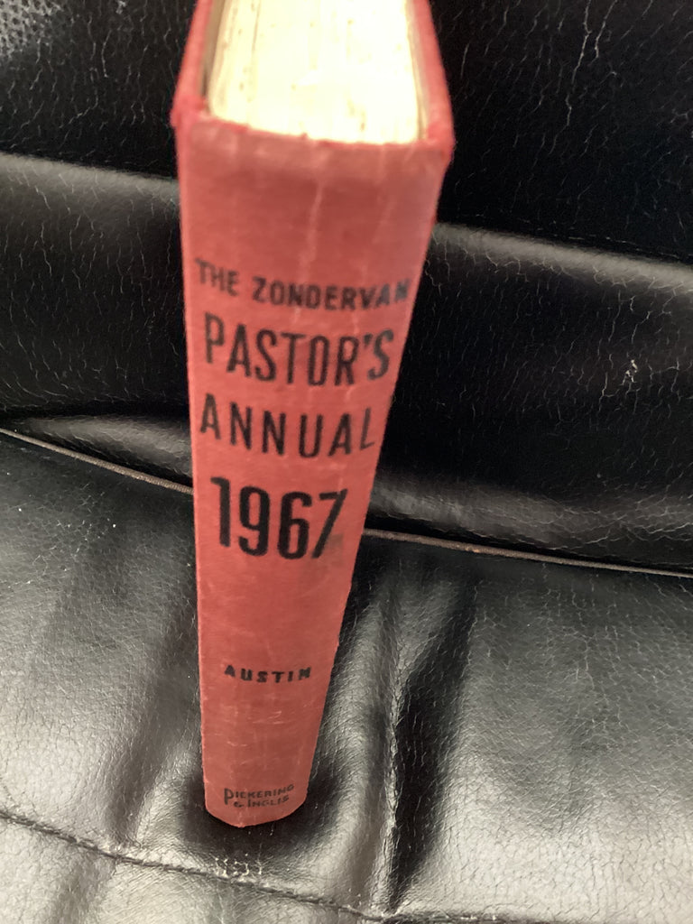 The Zondervan Pastor's Annual For 1967 (Used Copy)