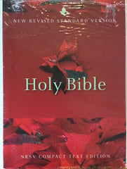 NRSV Compact Text Bible - White Gift Edition, Hardback