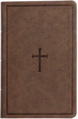 CSB: Large Print Personal Size Reference Bible - Brown, LeatherTouch