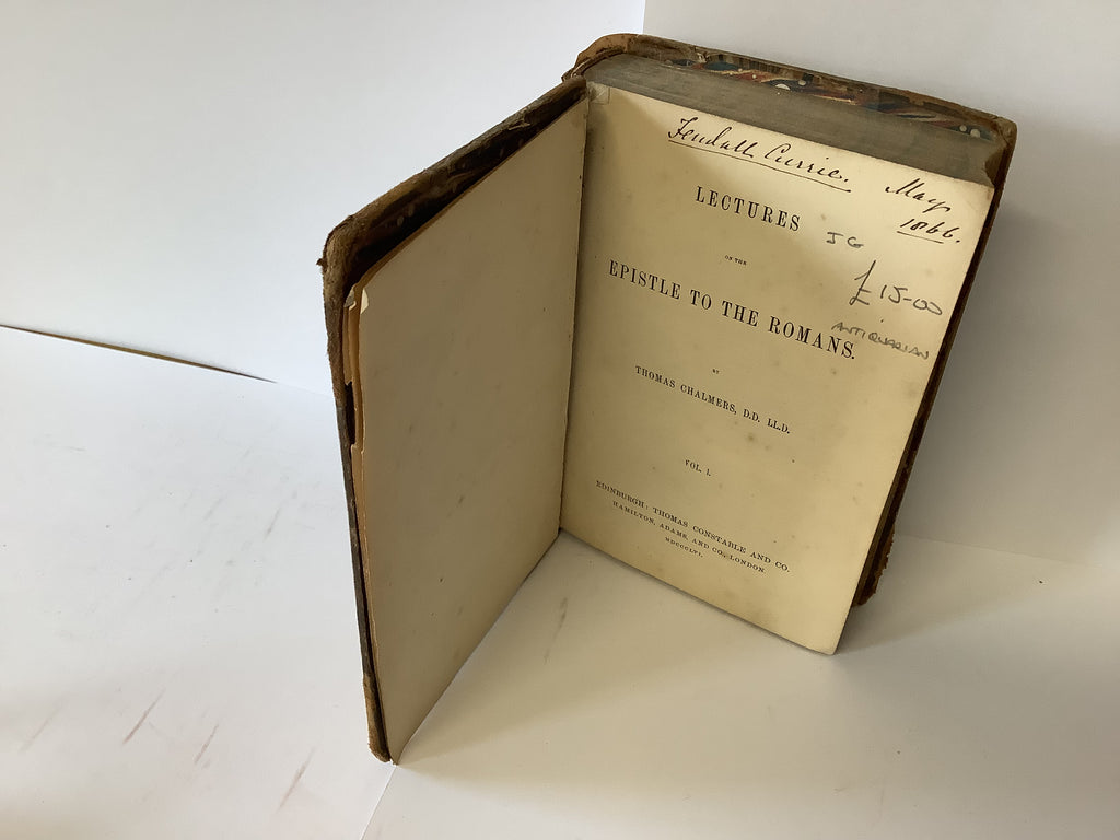 Lectures on the Epistle to the Romans (John Gowan Collection)