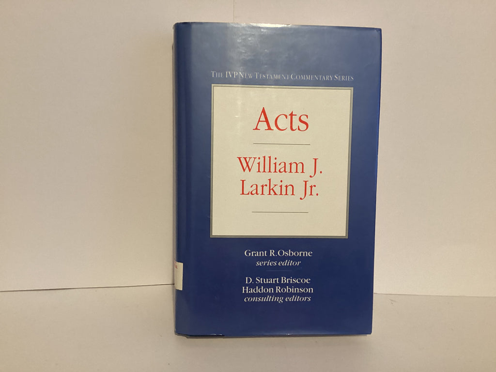 Acts: IVP New Testament Commentary (John Gowan Collection)