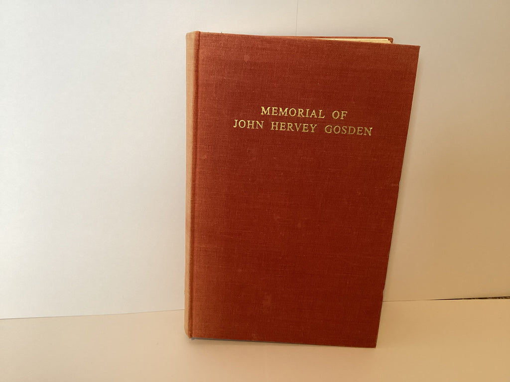Memorial of John Hervey Gosden  (John Gowan Collection)