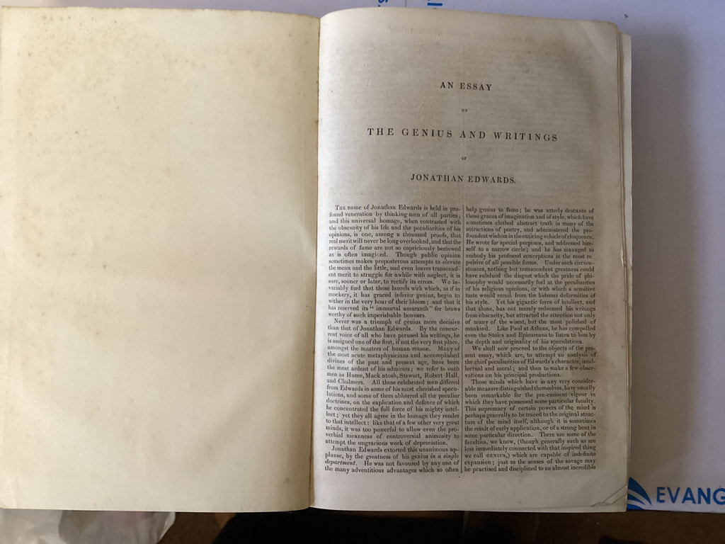Memoirs of Jonathan Edwards (The John Gowan Collection)