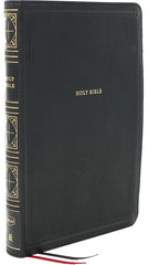 NKJV Giant Print Thinline Bible - Black, Leathersoft