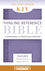 KJV Thinline Reference Bible - Flexisoft, Lilac
