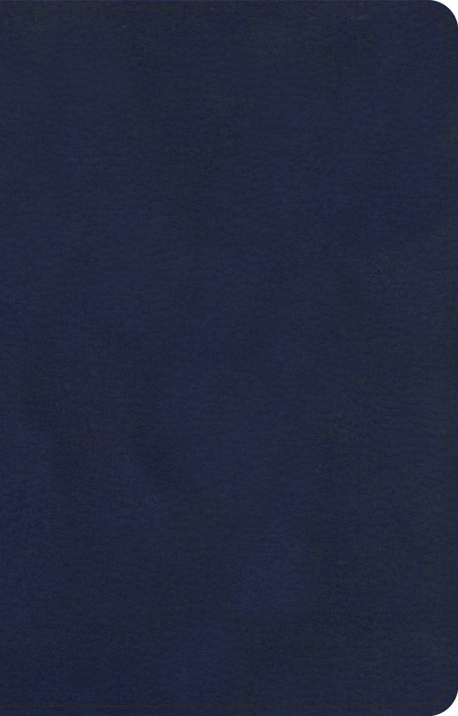 KJV Single-Column Compact Bible - Navy, Leathertouch