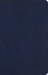 KJV Single-Column Compact Bible - Navy, Leathertouch