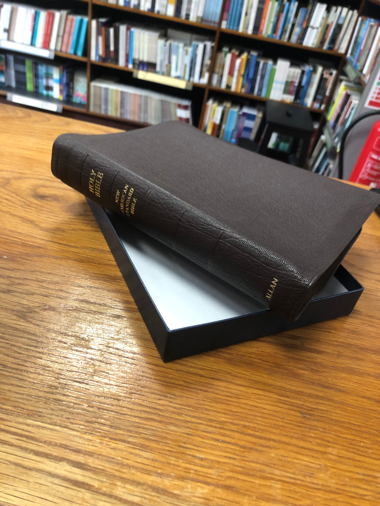 Allan NASB Reference Edition Brown Highland Goatskin (Used Copy)