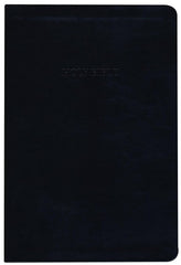 KJV Large Print Thinline Reference Bible, Flexisoft (Imitation Leather, Black, Red Letter)