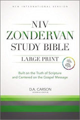 NIV Study Bible Large Print Hardback (New International Version)