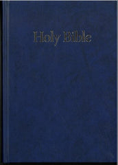 Large Print Windsor Text Bible (hardback) - Blue