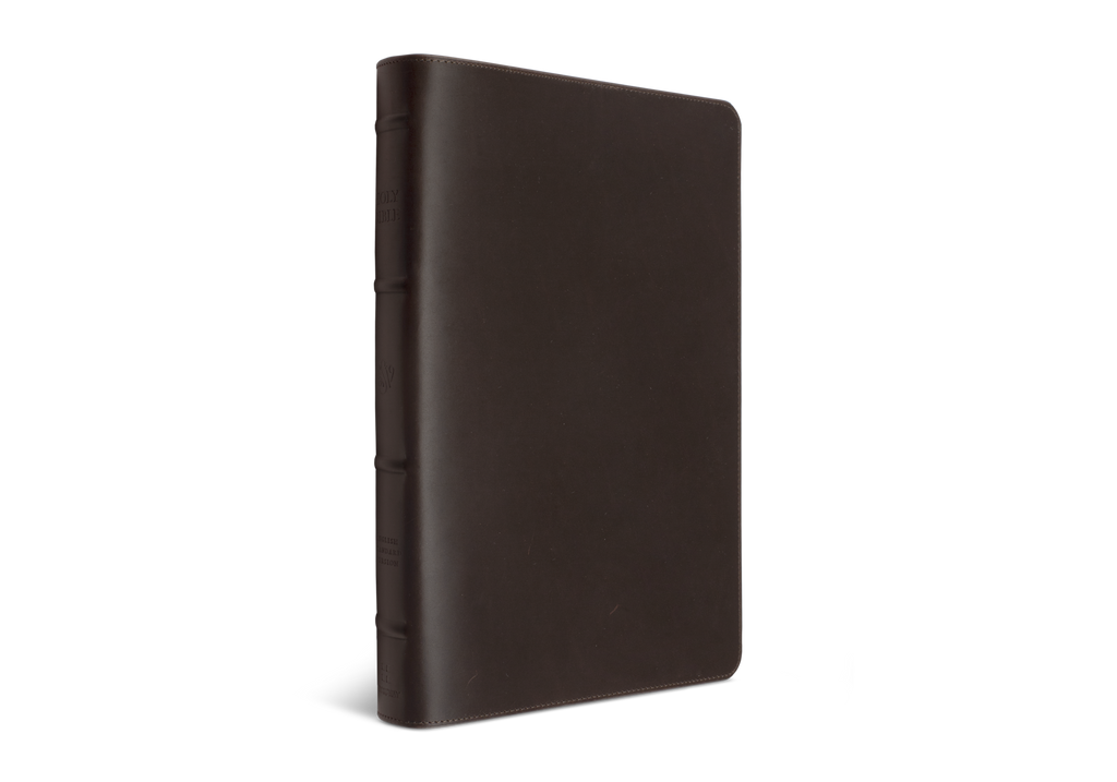 ESV Heirloom Bible, Omega Edition (Wellington Leather, Brown)