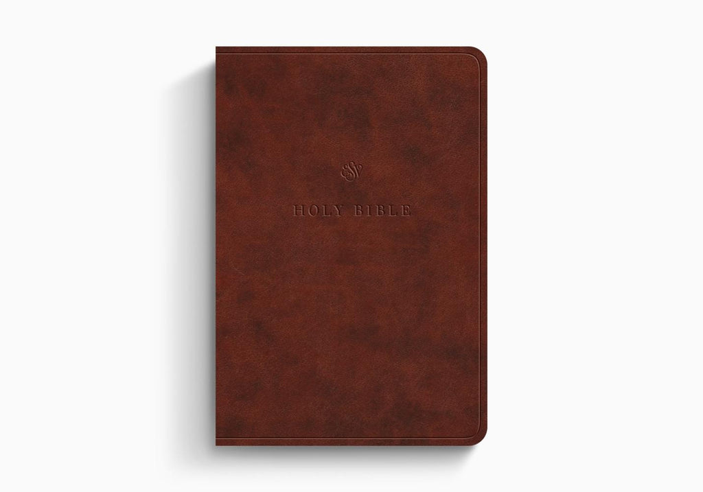 ESV Large Print Compact Bible (TruTone, Olive, Branch Design)