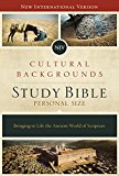 NIV, Cultural Backgrounds Study Bible, Personal Size, Hardcover, Red Letter Edition