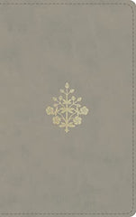 ESV Thinline Bible (TruTone, Stone, Branch Design)