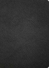 KJV Study Bible, Full-Color, Black Premium Leather, Red Letter, Study Notes, Articles, Illustrations, Ribbon Marker, Easy to read Bible font