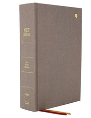 NET Bible, Full-notes Edition, Cloth over Board, Gray, Comfort Print: Holy Bible