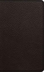 ESV Pocket Bible (Buffalo Leather, Deep Brown)
