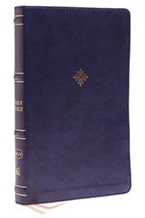 NKJV, Thinline Bible, Leathersoft, Navy, Red Letter, Comfort Print: Holy Bible, New King James Version
