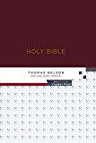 NKJV, Reference Bible, Personal Size Giant Print, Hardcover, Burgundy, Red Letter, Comfort Print: Holy Bible, New King James Version