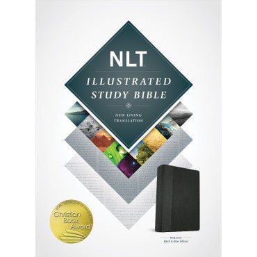 Illustrated Study Bible NLT, TuTone (LeatherLike, Black/Onyx)