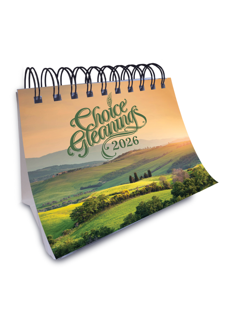 Choice Gleanings Desk Calendar 2026