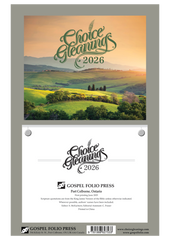 Choice Gleanings Wall Calendar 2026