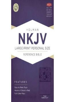 NKJV Purple Large Print Personal Size Reference Bible
