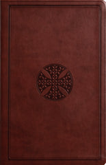 ESV Value Thinline Bible - TruTone, Brown, Mosaic Design