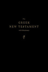 The Greek New Testament with Dictionary - Hardback, Black