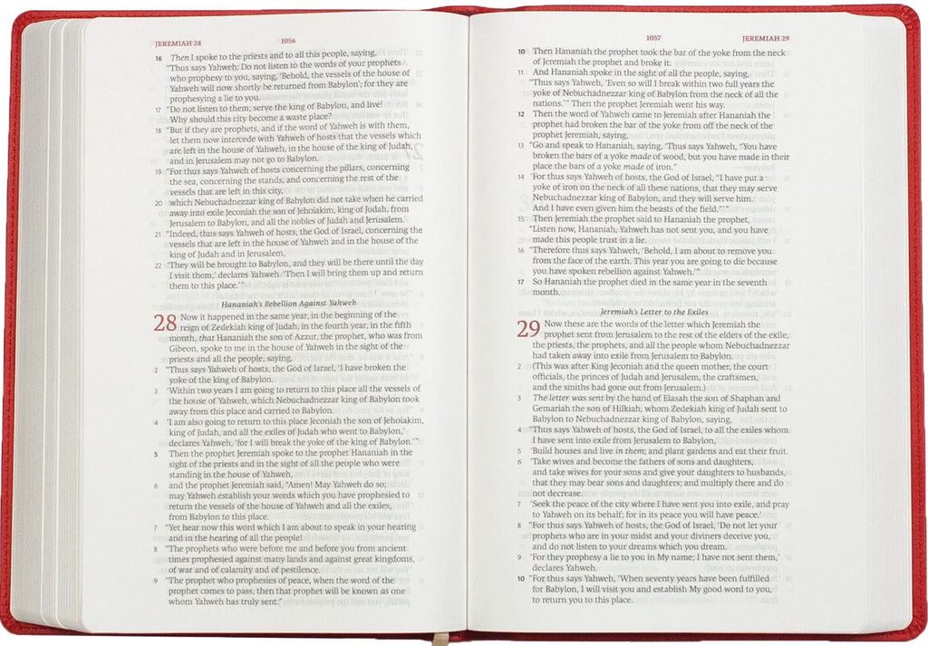 LSB Legacy Standard Bible - Handy Size, Red Letter, Black Faux Leather