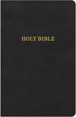 KJV - Thinline Reference Bible: Black, Bonded Leather